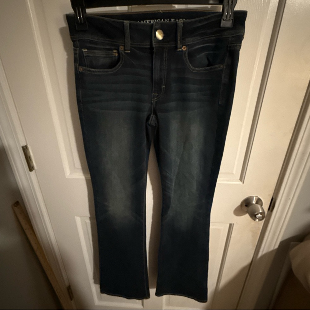 American Eagle Outfitters Women's Dark Indigo Bootcut Jeans